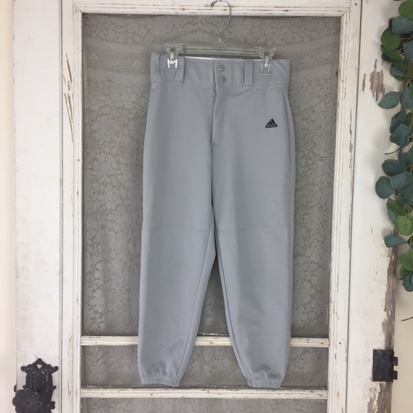 adidas Bottoms | 425 Adidas Boys Size M Grey Baseball Pants C5 | Poshmark